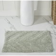 thumbnail image 1 of Better Trends 2 Piece Bathroom Rug Set 100% Cotton Extra Soft Tufted Bath Rug Water Absorbent Non-Slip Bath Mat Machine Washable (Dark Sage) Hugo Collection, 1 of 6