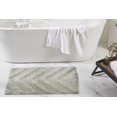 thumbnail image 1 of Better Trends 2 Piece Bathroom Rug Set 100% Cotton Extra Soft Tufted Bath Rug Water Absorbent Non-Slip Bath Mat Machine Washable (Dark Sage) Hugo Collection, 1 of 6