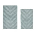 thumbnail image 1 of Hugo Collection 100% Cotton 2 Piece Set (21' x 34' | 24' x 40') Bath Rug Set in Blue, 1 of 1
