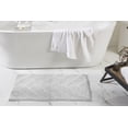 thumbnail image 1 of Better Trends 3 Piece Bathroom Rug Set 100% Cotton Extra Soft Tufted Bath Rug Water Absorbent Non-Slip Bath Mat Machine Washable (White) Hugo Collection, 1 of 7