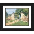 thumbnail image 1 of Hugo Darnaut 14x11 Black Ornate Wood Framed Double Matted Museum Art Print Titled: Motive from Planks, 1 of 5