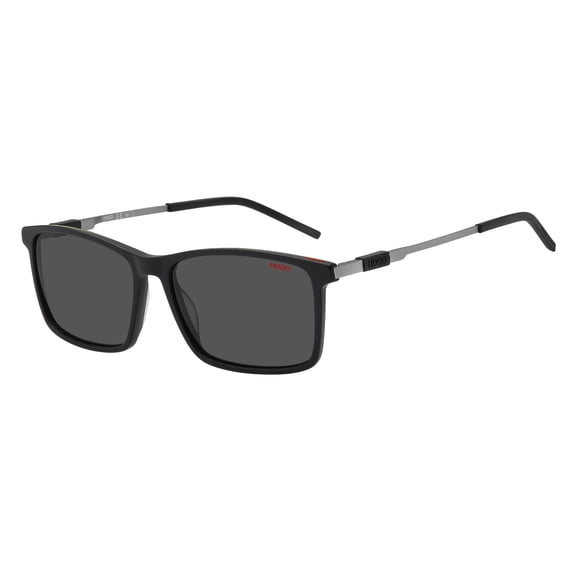 Hugo - HG 1099/S, Squared acetate men MATTE BLACK/GREY