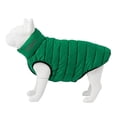 thumbnail image 1 of Hugo & Hudson Reversible Dog Puffer Jacket Coat - Dark Green & Grey - M45, 1 of 7