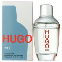 Hugo Iced Eau De Toilette Spray ,2.5oz, for Men, Scent Woody, by Hugo Boss