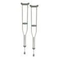 Hugo Lightweight Adjustable Aluminum Crutches, Adult, 5'2" to 5'10