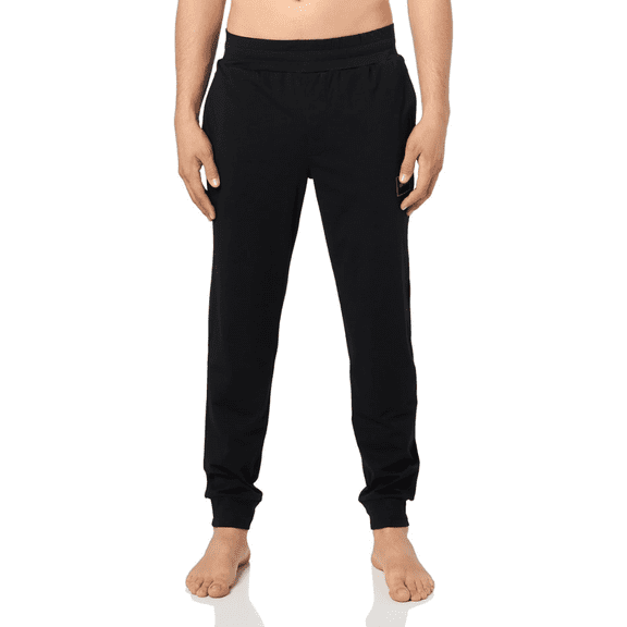 Hugo Men's Laze Cuffed Sweatpant Joggers, Black Leather