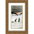 thumbnail image 1 of Hugo Simberg 2x Matted 16x24 Gold Ornate Framed Art Print 'Homeward Bound', 1 of 2