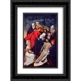 thumbnail image 1 of Hugo van der Goes 2x Matted 20x24 Black Ornate Framed Art Print 'Diptych of The Fall of Man and The Redemption (Lamentation of Christ) ', 1 of 2
