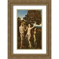 thumbnail image 1 of Hugo van der Goes 2x Matted 20x24 Gold Ornate Framed Art Print 'The Fall ', 1 of 2