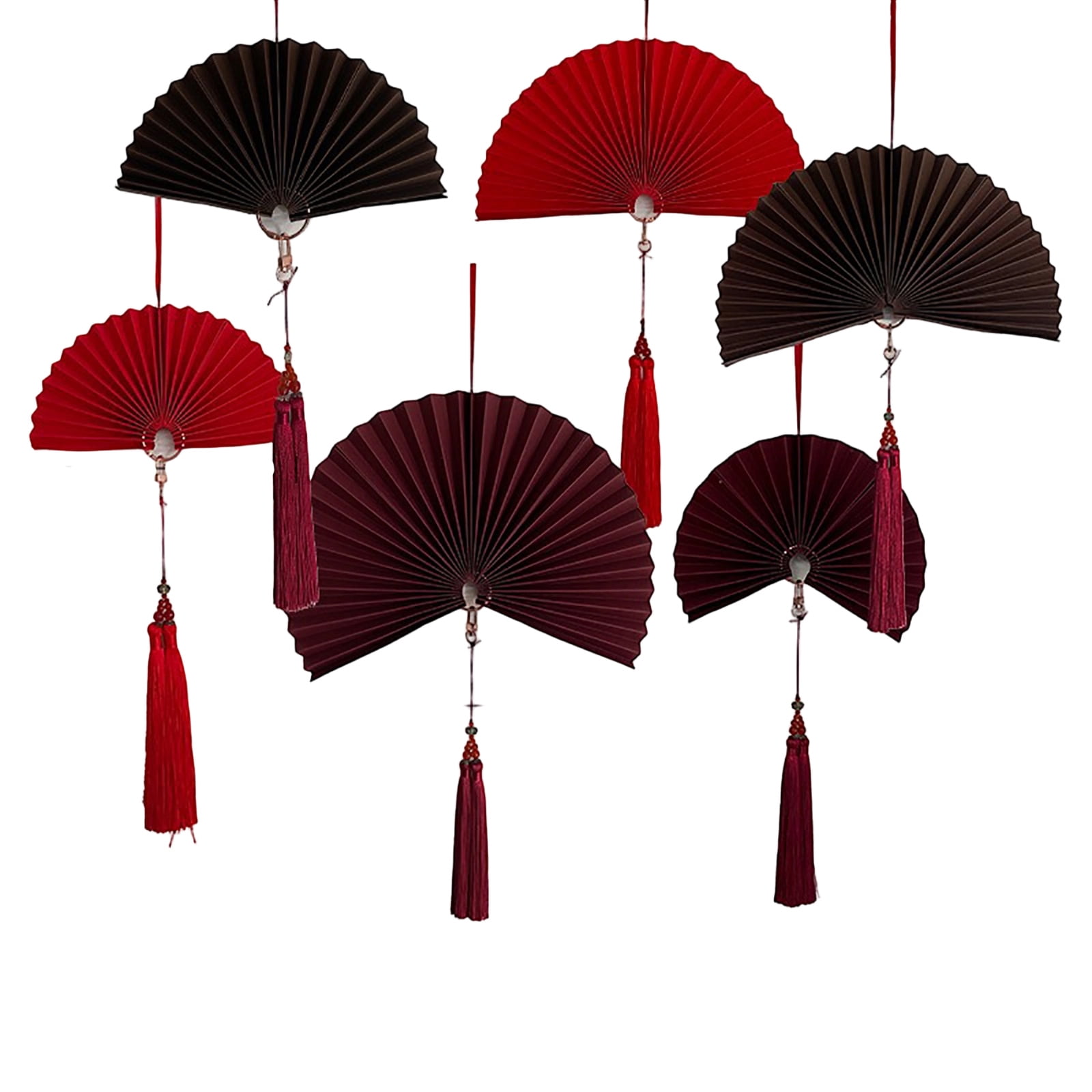 Hugoi Paper Folding Fan Decorations Hanging Wall Ceiling Decor for ...