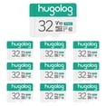 thumbnail image 1 of Hugolog 10 packs 32GB Micro SD Card, Micro SDXC UHS-I Memory Card – 95MB/S,633X,U3,C10, Full HD Video V30, A1, FAT32, High Speed Flash TF Card P500 for Phone/Tablet/PC, 1 of 8