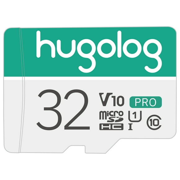 Hugolog 32GB Micro SD Card, Micro SDXC UHS-I Memory Card – 95MB/s