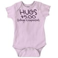 thumbnail image 1 of Hugs 5 Dollars College Expensive Baby Romper Boys or Girls Infant Baby Brisco Brands 18M, 1 of 6