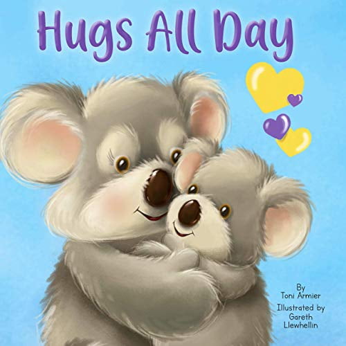 Pre-Owned Hugs All Day - Little Hippo Books - Children's Padded Board Book, 9781951356385, 1951356381, Paperback,