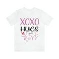 thumbnail image 1 of Hugs And Kiss Love Quote T-Shirt Women Valentines Fashion Novelty T-Shirt, 1 of 5