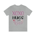 thumbnail image 1 of Hugs And Kiss Love Quote T-Shirt Women Valentines Fashion Novelty T-Shirt, 1 of 5