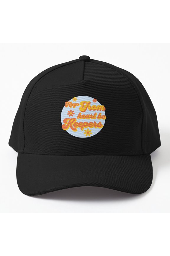 Hugs From Heart Beekeepers Baseball Hat, Bee Lover Affection Graphic Design, Classic Cap
