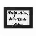 thumbnail image 1 of Hugs Kisses Valentine Wishes Quote Desktop Photo Frame Ornaments Picture Art Painting, 1 of 4