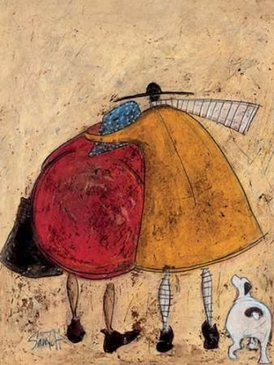 Hugs On The Way Home Canvas Art - Sam Toft (18 x 24)
