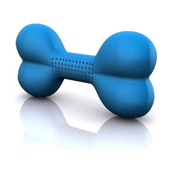 Hugs Pet Products Hydro Dog Bone Toy Blue 6" x 3" x 1.75"