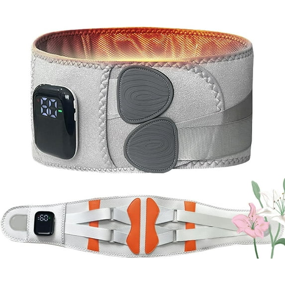 Hugterra Belt, 2025 New Hugterra Belt Massager, Adjustable Fit for Under Clothes, Portable Wireless Massager for Men & Women (Gray)