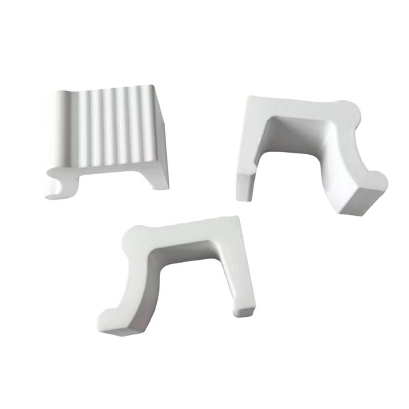 Hugtrea 3PCS Plant Pot Risers 3D Print Flower Stand Compact Anti-Slip Flowerpot Feet Raiser Durable Ventilation Ornaments for Garden