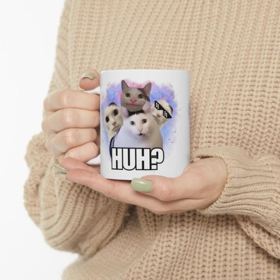 Huh Funny Mug Memes Mugs Zoning Out Banana Cursed