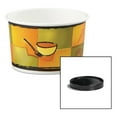 thumbnail image 1 of Huhtamaki Streetside Pattern 4/5 Oz Soup Containers with Vented Lids, 250 count, 1 of 1