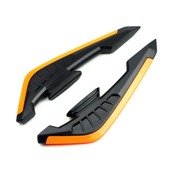 Huhudde 1 Pair Motorcycle Winglets Side Fairing Winglets Spoiler Aerodynamic Wing Kit Modified Accessory Wind Wing