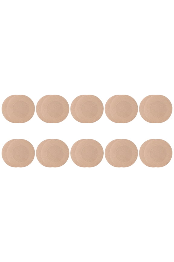 10 Pairs Womens Single Uses Pasties Nipple Covers Skin Tone Adhesive Petals for Weddings Parties and Everyday Use
