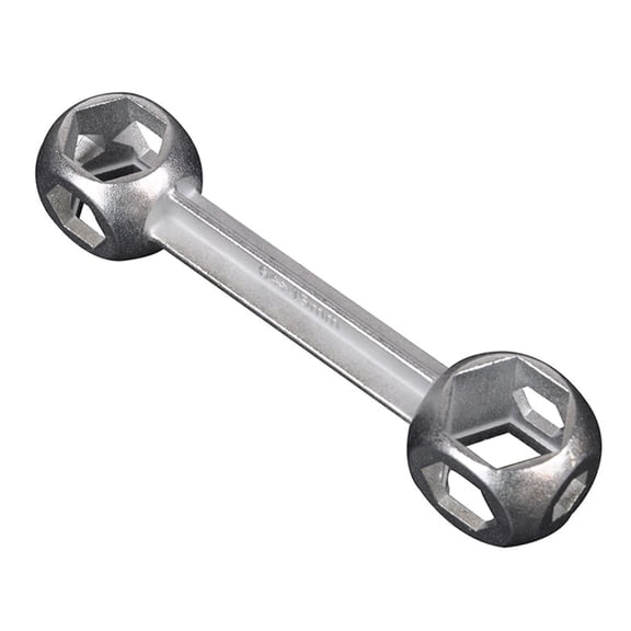 Huhudde 10 in 1 Wrench Bicycle Repair Tool Dog Bone Shape Torque Wrench Hexagon Holes