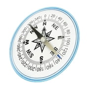 Huhudde 100mm Round Orienteering Compasses Navigation Compasses Outdoor Equipment Large Pocket Compasses for Camping & Hiking