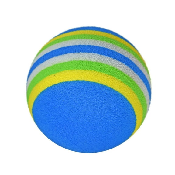 Huhudde 10Pcs Soft EVA Elastic Balls for Indoor/Outdoor Practice Sponge Practice Balls Garden Training Balls