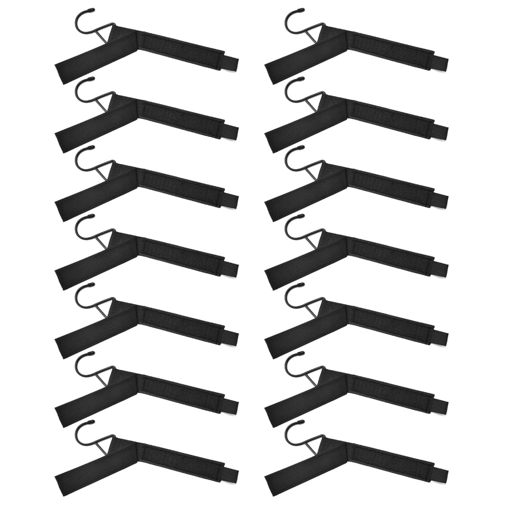 Huhudde 14Pcs Ice Fishing Shelters Hooks Accessory Hanger for Ice Fishing, Outdoor Heavy Duty Ice Fishing Shelter Coat Hooks Set