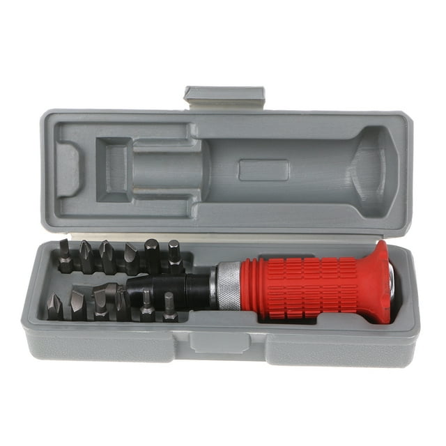 Huhudde 14pcs Multipurpose Heavy Duty Impact Screwdriver Kit Chisel