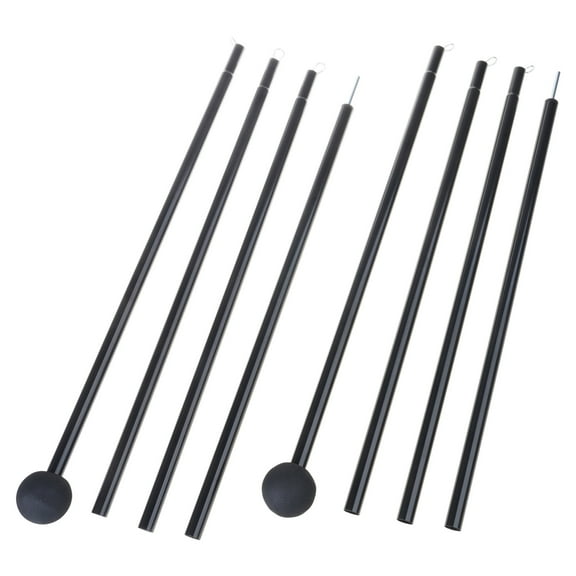 Huhudde 2Pcs Light Weight Canopy Poles Adjustable Length Outdoor Awning Poles Shelter Building Tarps Rod Enduring