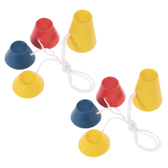 Huhudde 2set Different Heights Tees Winter Rubber Tees with Rope for Frosty Days Golfs Training Tool Accessories
