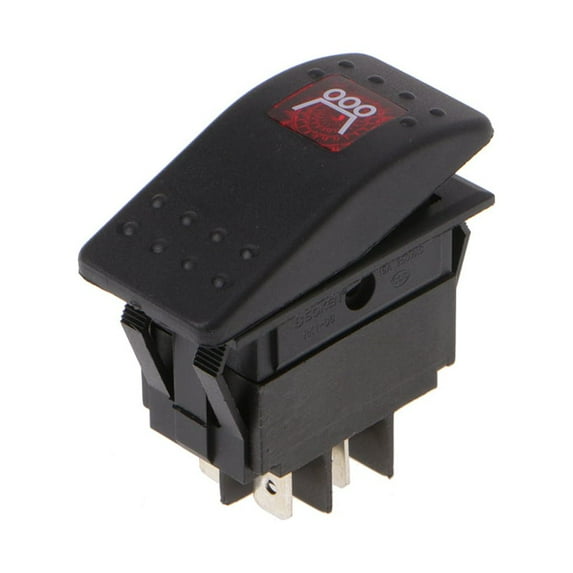 Huhudde 4 Pin On/Off Power Button Toggle Switch Sockets Control Panel ...