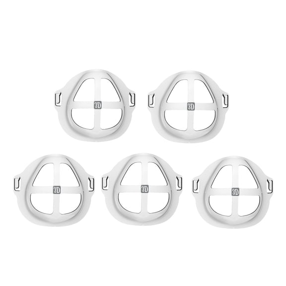 Huhudde 5/10pcs 3D Reusable DIY Face Mask Holder Lipstick for Protection Bracket Internal Protective Support Nose Mouth Smooth Breathing