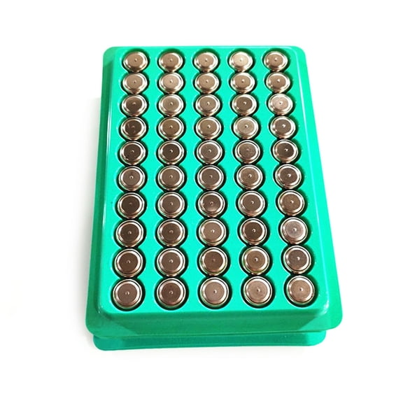 Huhudde 50/100/150Pcs AG13 LR44 A76 357 357A LR1154 SR44 140mAh 1.5V Alkaline Battery