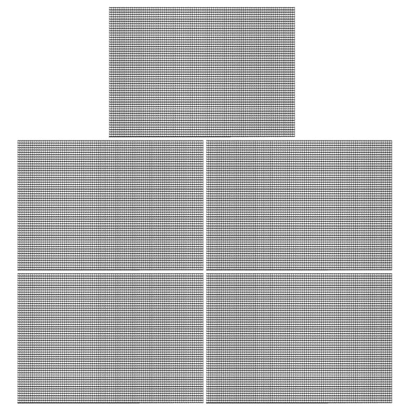 Huhudde 5Pcs Flower Pots Hole Mesh Pads Mesh Sheet Bonsais Bottom Grids Mat Keep Soil Drainage Mesh Pads Replacement