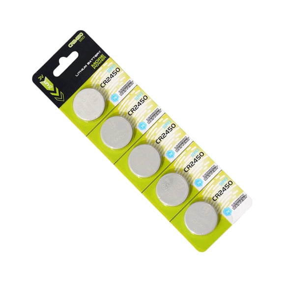 Huhudde 5pcs/10pcs CR2450 3V Coin Cell Batteries For High Performances Electronics