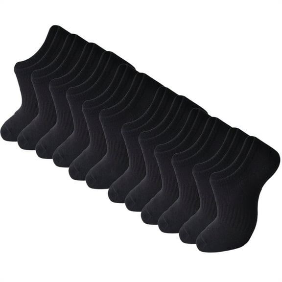 Huhudde 6 Pairs Low Cut Invisible Ankle Short Socks for Men with Breathable and Wicking Features Not Show Liner Socks