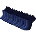 thumbnail image 1 of Huhudde 6 Pairs Low Cut Invisible Ankle Short Socks for Men with Breathable and Wicking Features Not Show Liner Socks, 1 of 16