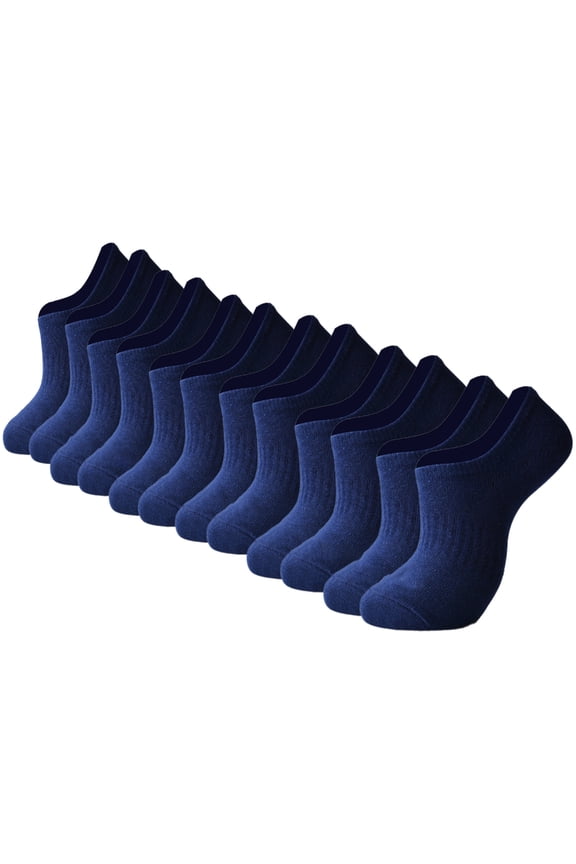6 Pairs Low Cut Invisible Ankle Short Socks for Men with Breathable and Wicking Features Not Show Liner Socks