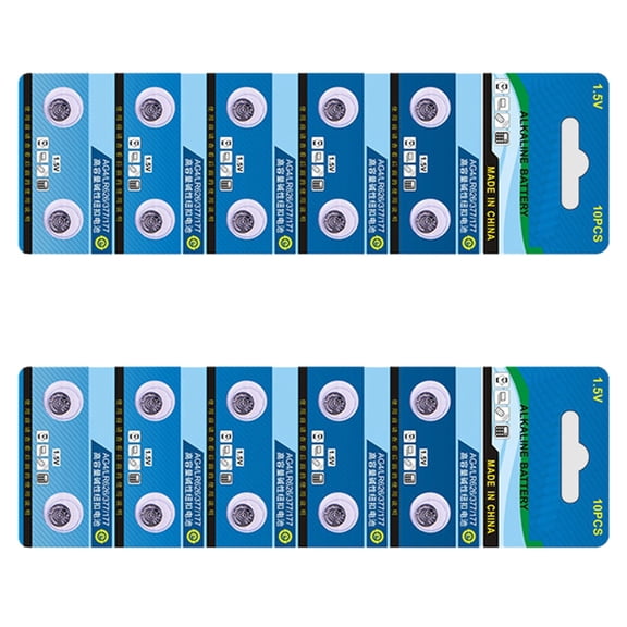 Huhudde AG4/LR626/377/177 Alkaline Button Coin Cell Batteries Leak Protections Long Life