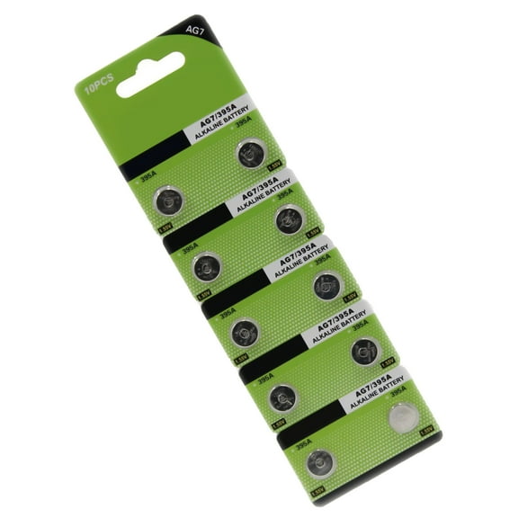 Huhudde AG7/LR927/395 Watch Battery Alkaline Button Cells Batteries for Small Devices
