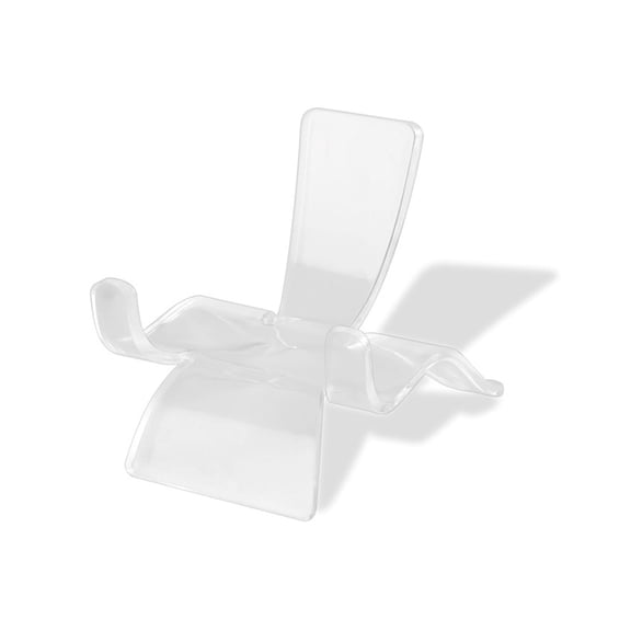 Huhudde Acrylic Display Stand Small Display Easel Holder for Fossil-Coral Geodes Rock