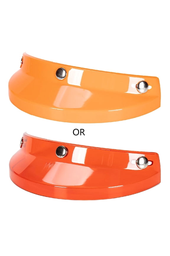Anti-UV 3 Snap-Button Visor Shield Lens Visor Flip Up Wind Shield for Open Face