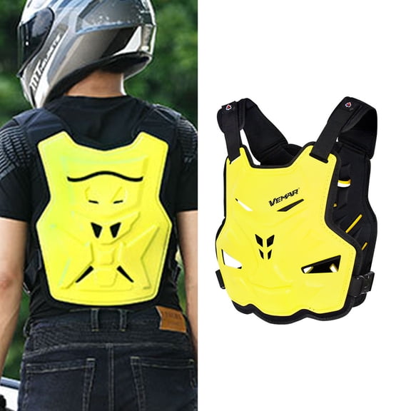 Huhudde Anti-fall Shock-resistant Bicycle Motorcycle Chest Protector Riding Armor Back Protector Motocross Off-Road Racing Vest